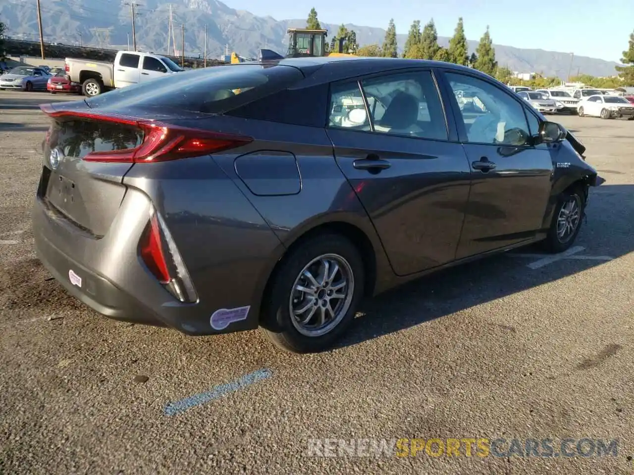 3 Photograph of a damaged car JTDKARFP5K3119324 TOYOTA PRIUS 2019