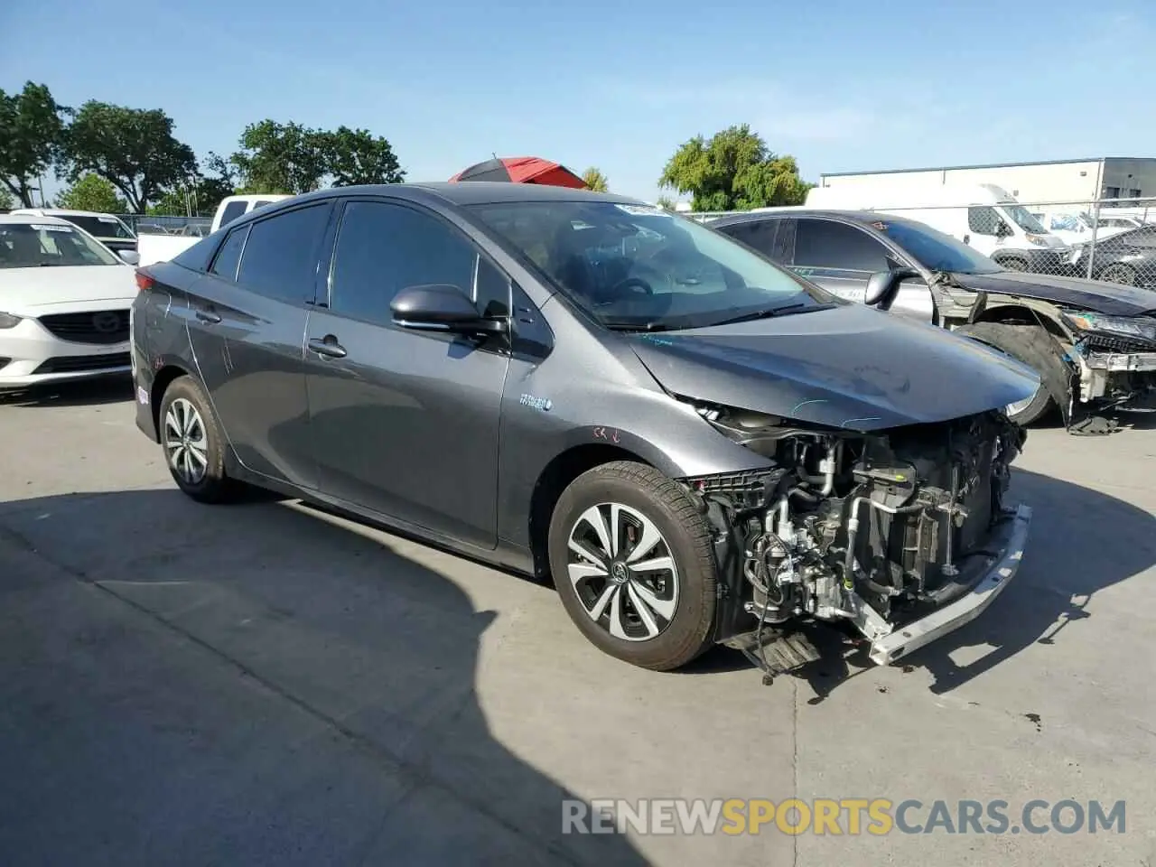 4 Photograph of a damaged car JTDKARFP6K3113371 TOYOTA PRIUS 2019