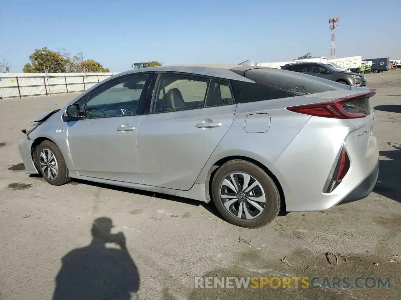 2 Photograph of a damaged car JTDKARFP7K3111581 TOYOTA PRIUS 2019