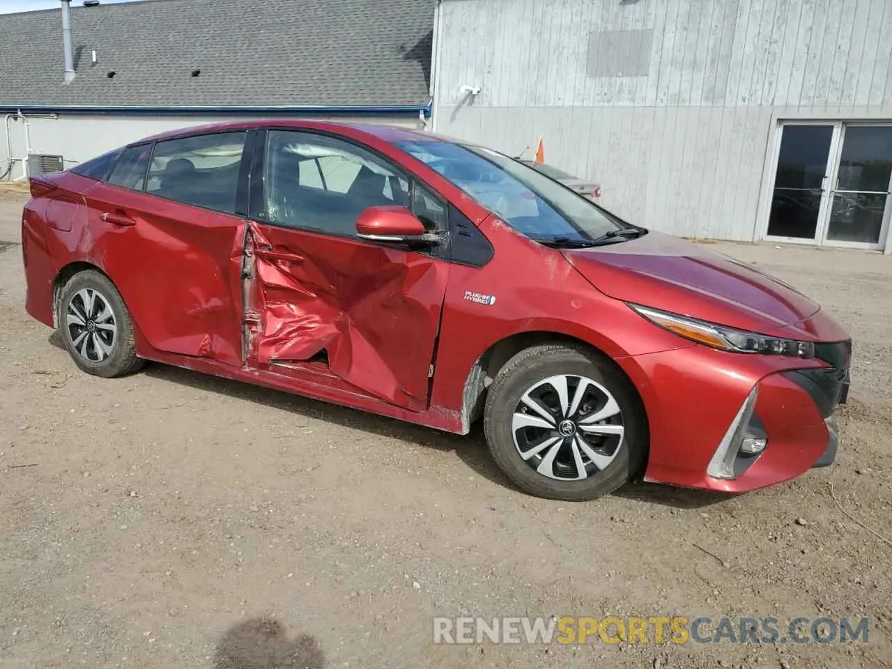 4 Photograph of a damaged car JTDKARFP7K3113248 TOYOTA PRIUS 2019