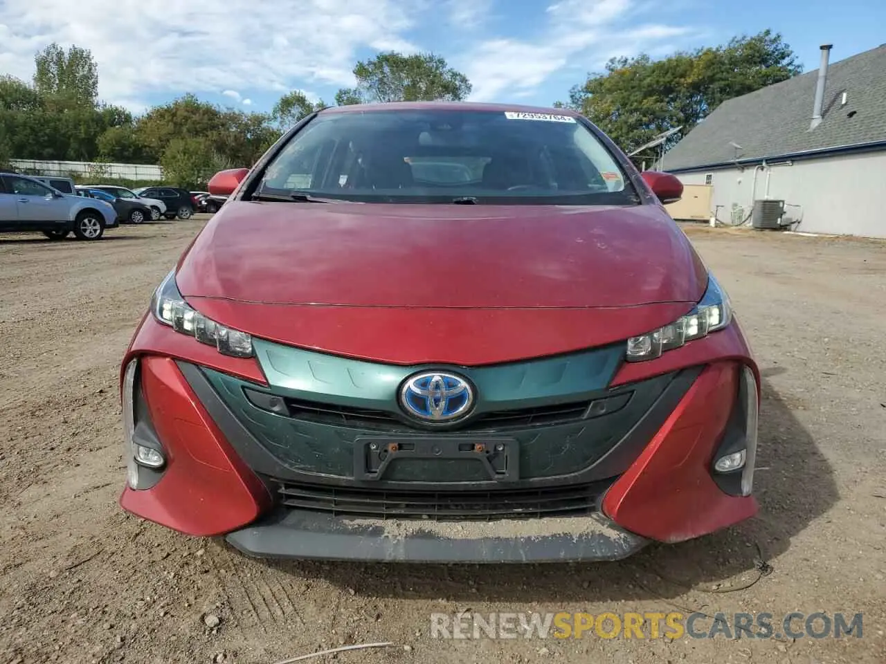 5 Photograph of a damaged car JTDKARFP7K3113248 TOYOTA PRIUS 2019