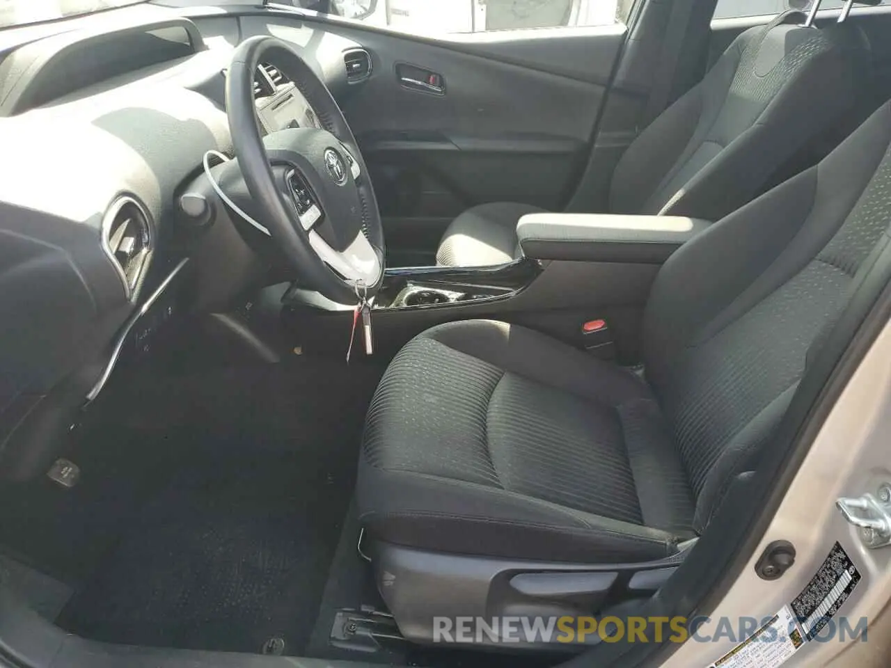 7 Photograph of a damaged car JTDKARFP7K3115257 TOYOTA PRIUS 2019