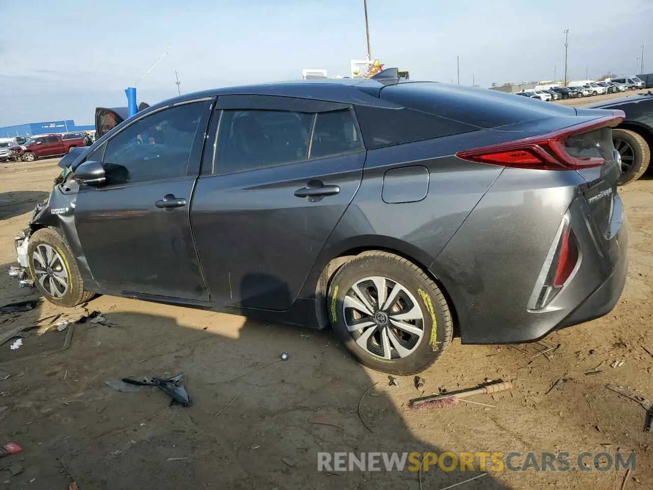 2 Photograph of a damaged car JTDKARFP7K3119440 TOYOTA PRIUS 2019