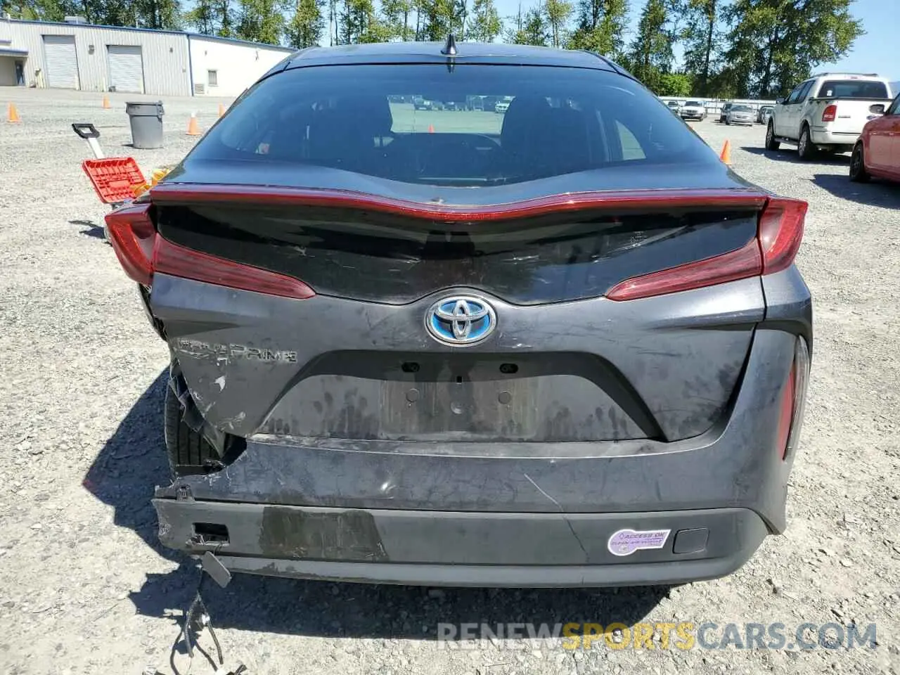 6 Photograph of a damaged car JTDKARFP8K3110178 TOYOTA PRIUS 2019