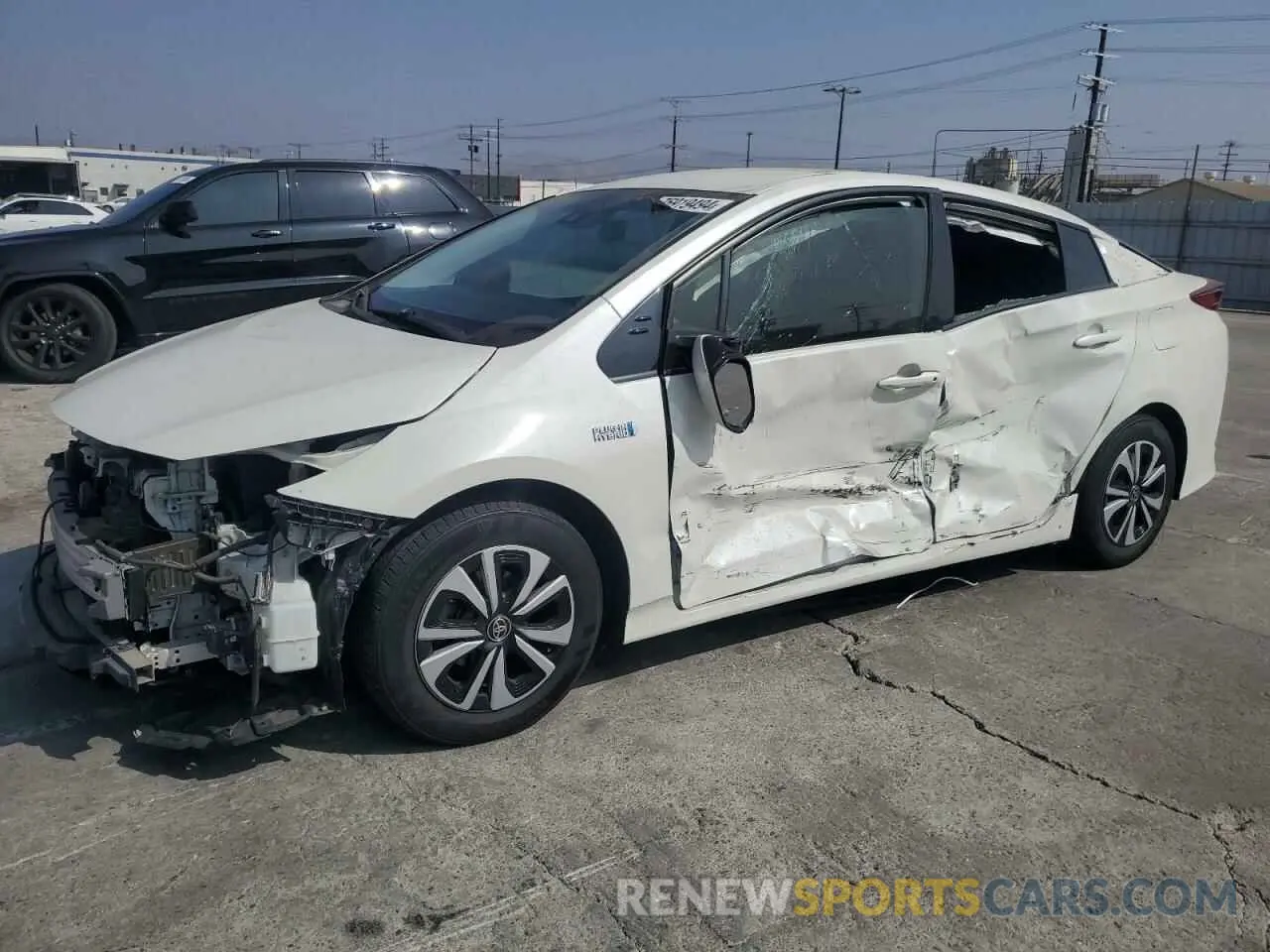1 Photograph of a damaged car JTDKARFP8K3110701 TOYOTA PRIUS 2019