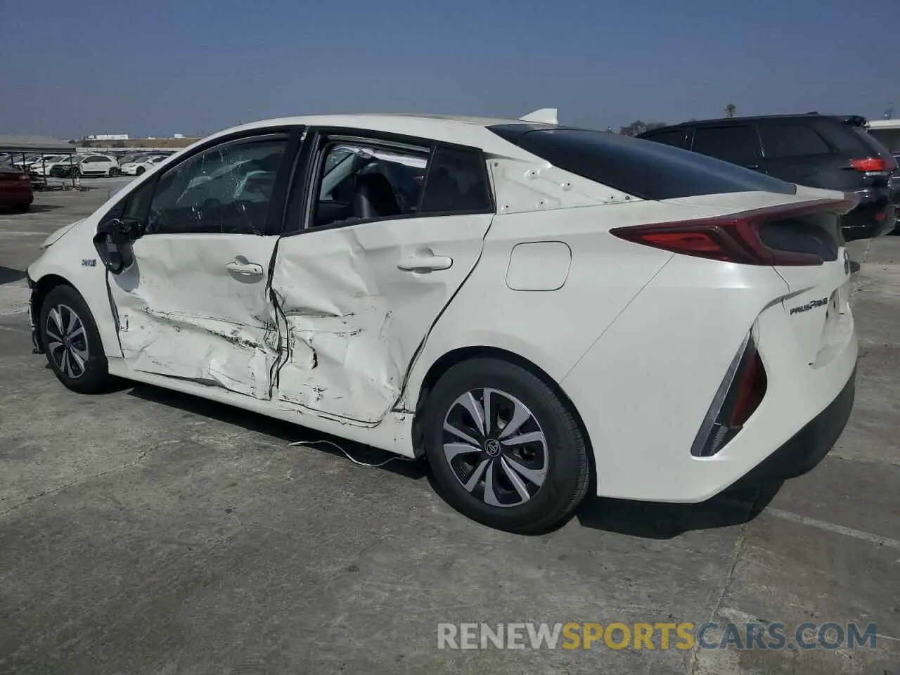 2 Photograph of a damaged car JTDKARFP8K3110701 TOYOTA PRIUS 2019