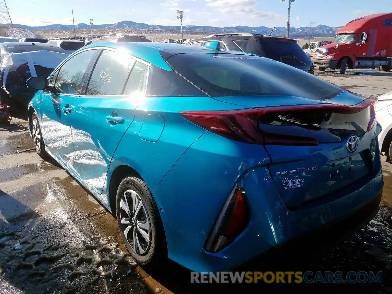 3 Photograph of a damaged car JTDKARFP9K3105345 TOYOTA PRIUS 2019