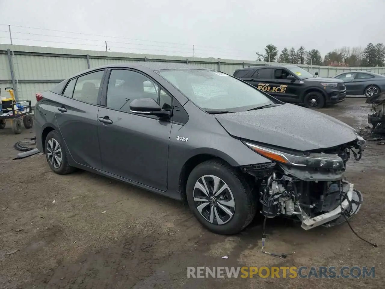 4 Photograph of a damaged car JTDKARFP9K3107371 TOYOTA PRIUS 2019