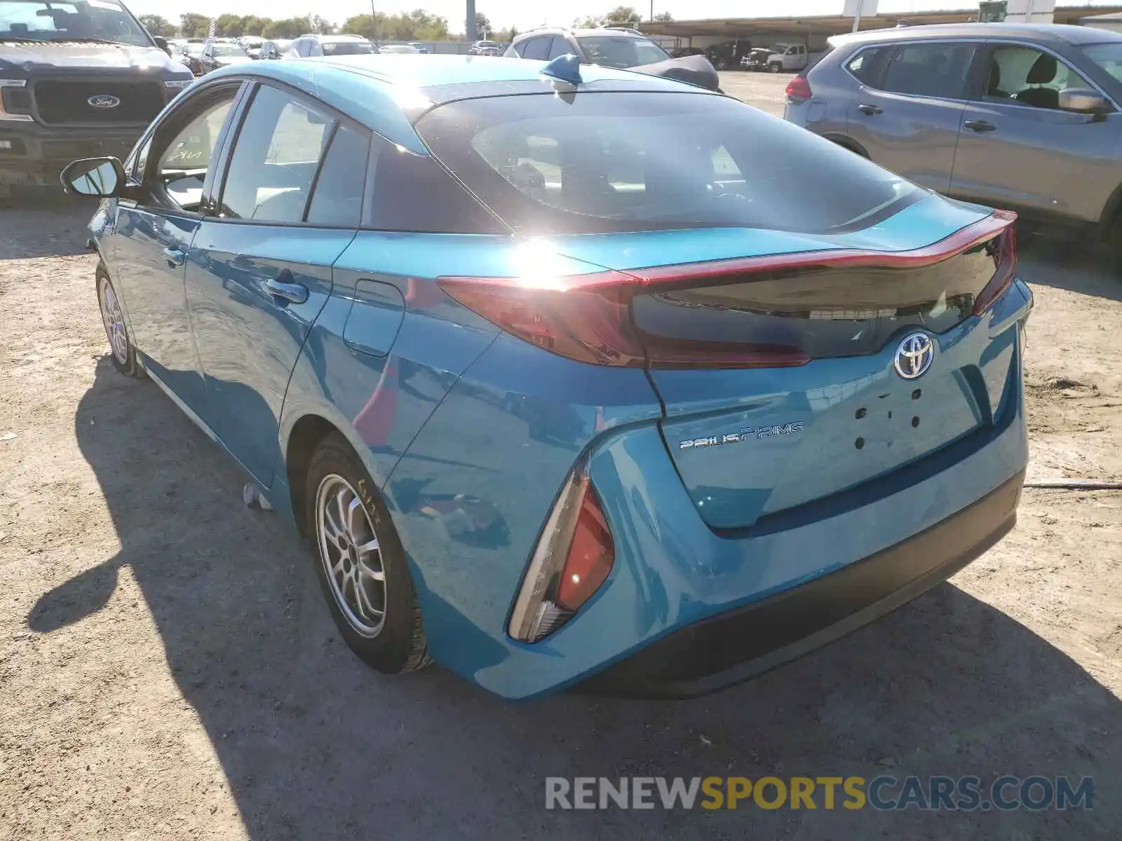 3 Photograph of a damaged car JTDKARFP9K3113980 TOYOTA PRIUS 2019