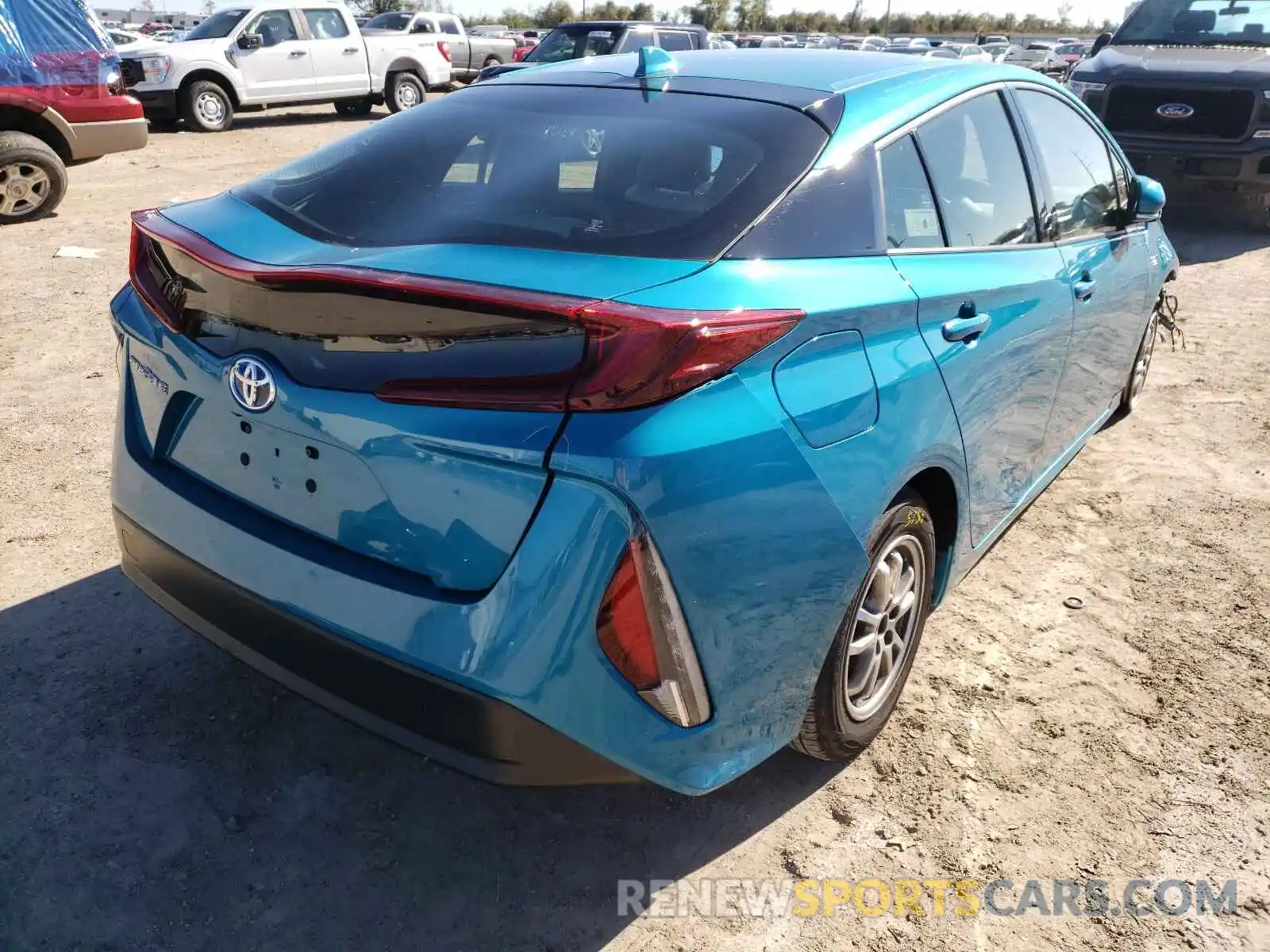 4 Photograph of a damaged car JTDKARFP9K3113980 TOYOTA PRIUS 2019