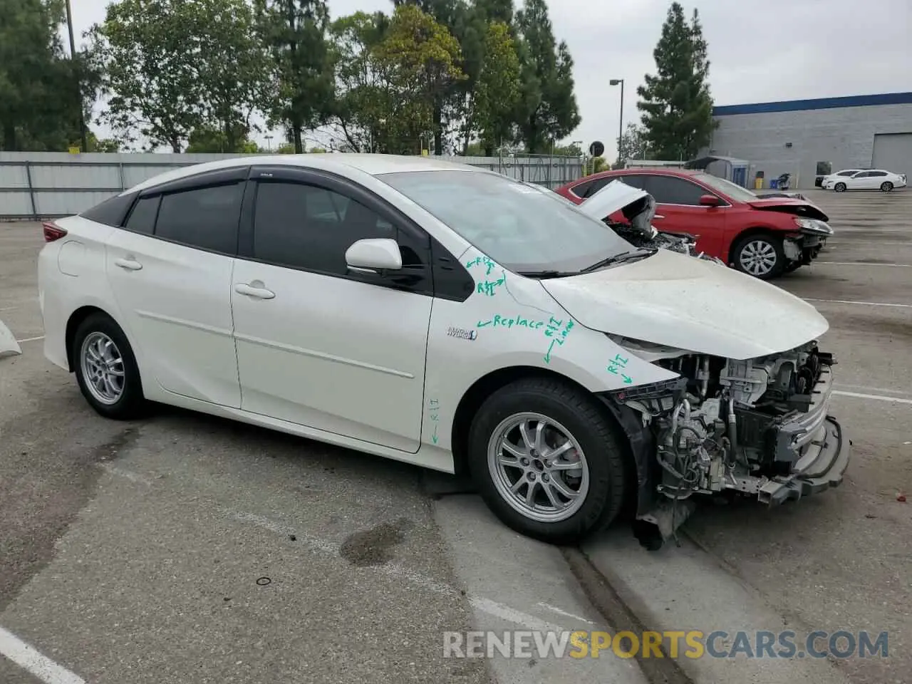 4 Photograph of a damaged car JTDKARFP9K3115485 TOYOTA PRIUS 2019