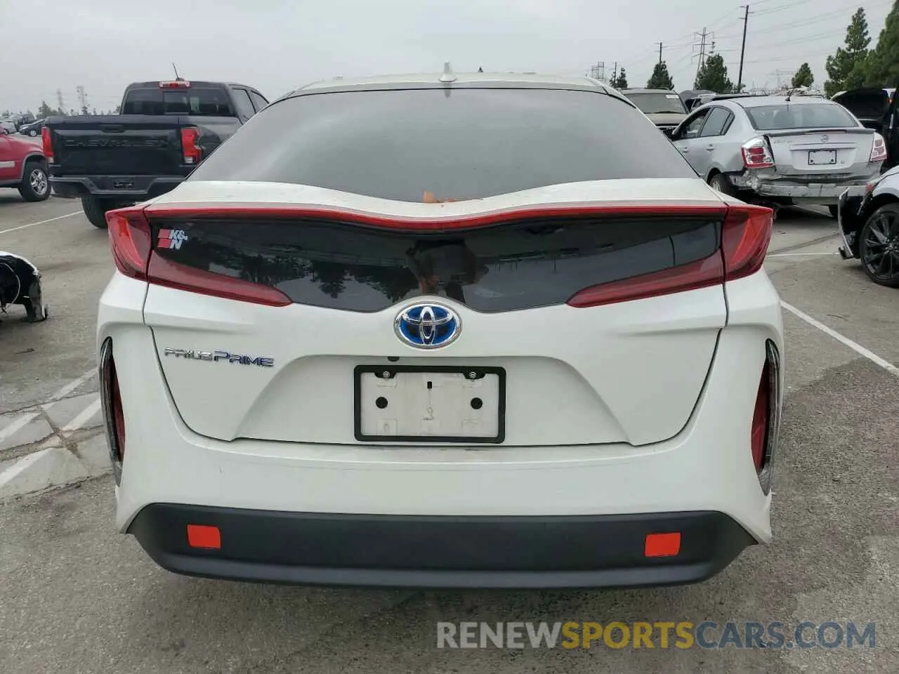 6 Photograph of a damaged car JTDKARFP9K3115485 TOYOTA PRIUS 2019