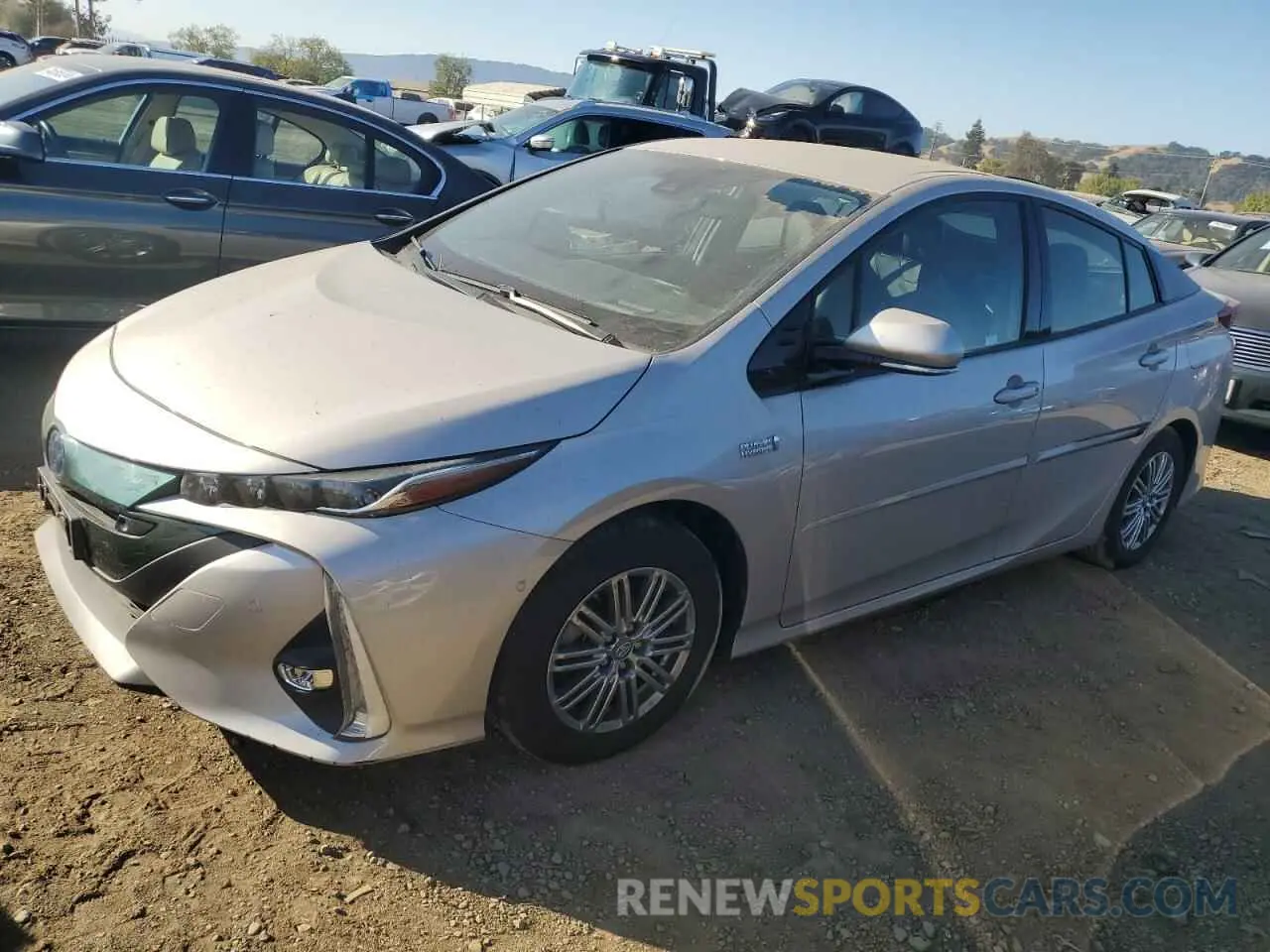 1 Photograph of a damaged car JTDKARFP9K3117060 TOYOTA PRIUS 2019