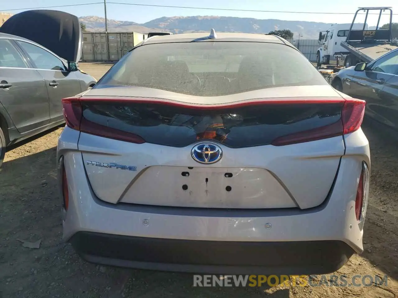 6 Photograph of a damaged car JTDKARFP9K3117060 TOYOTA PRIUS 2019