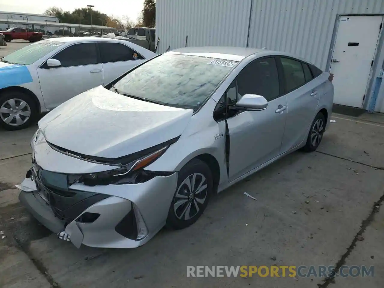 1 Photograph of a damaged car JTDKARFP9K3117351 TOYOTA PRIUS 2019