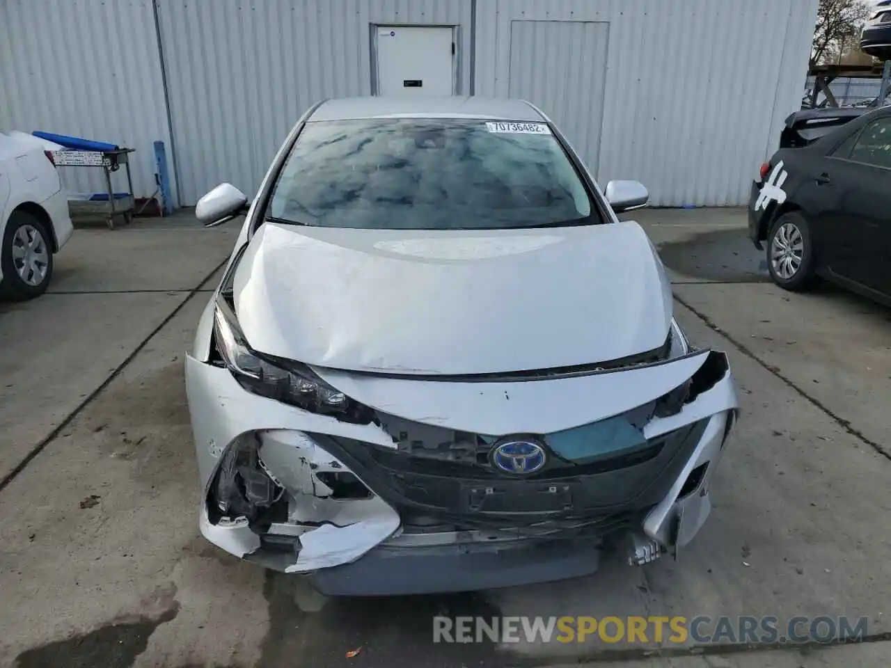 5 Photograph of a damaged car JTDKARFP9K3117351 TOYOTA PRIUS 2019