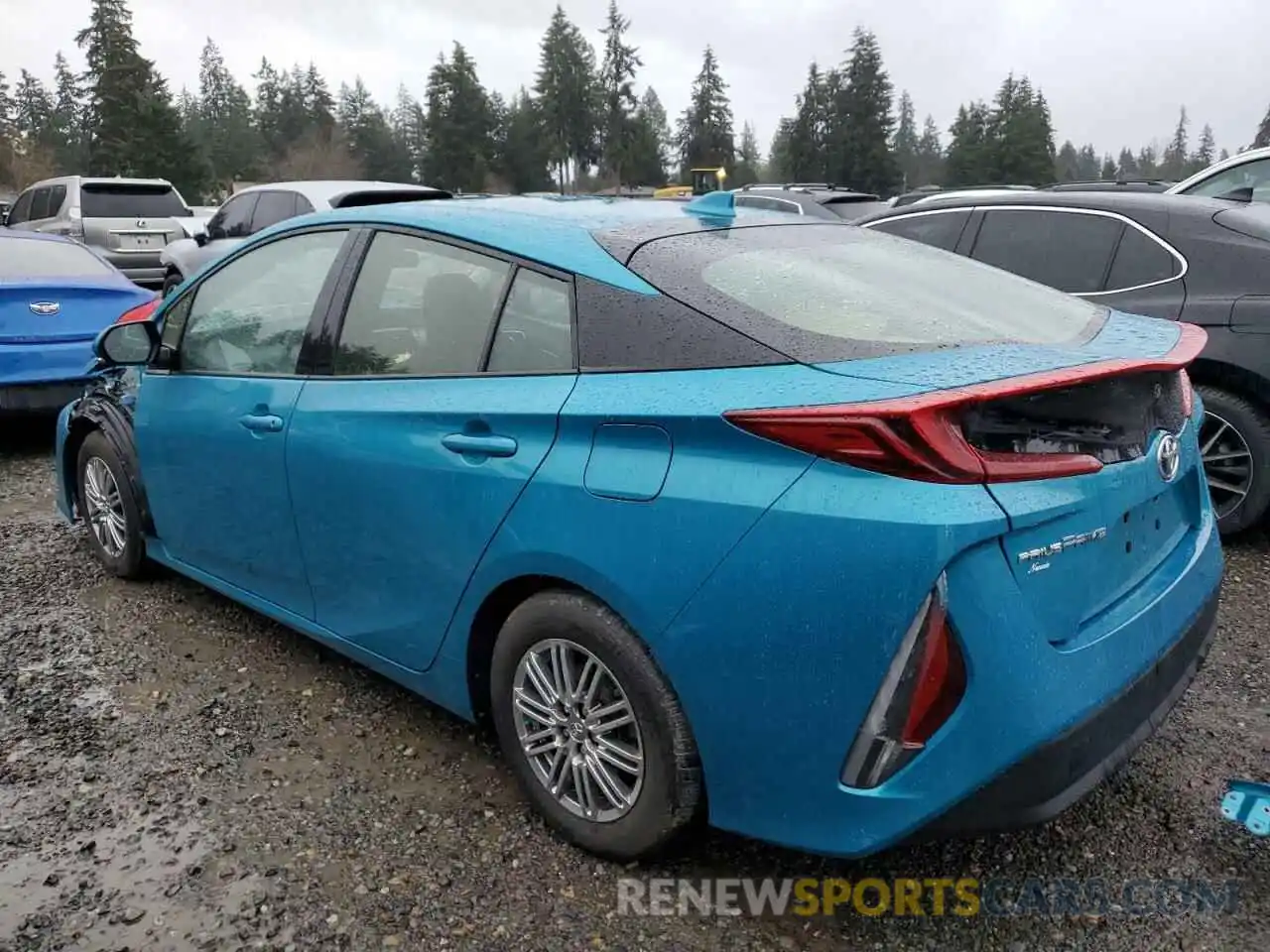 2 Photograph of a damaged car JTDKARFPXK3111364 TOYOTA PRIUS 2019