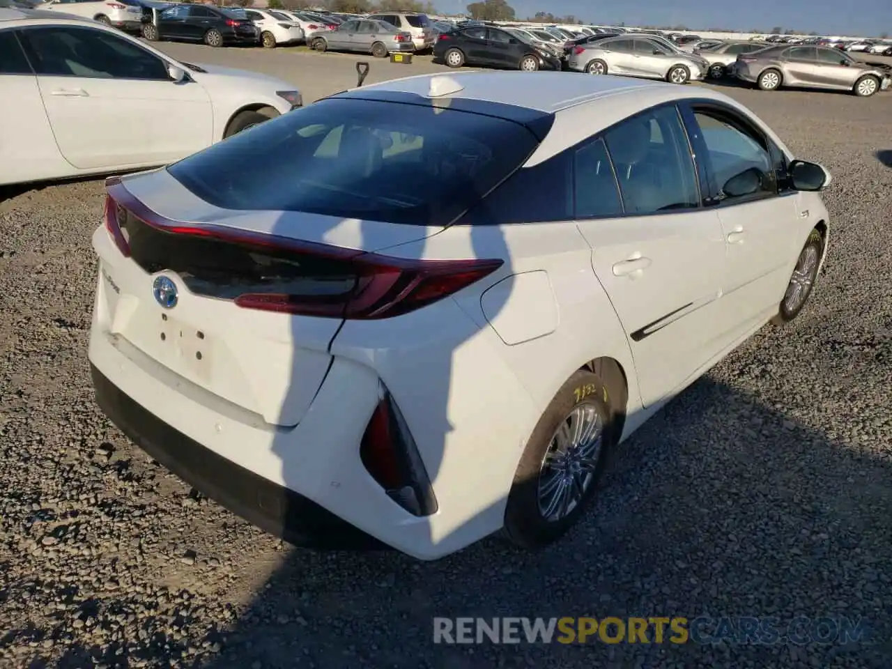 4 Photograph of a damaged car JTDKARFPXK3112451 TOYOTA PRIUS 2019