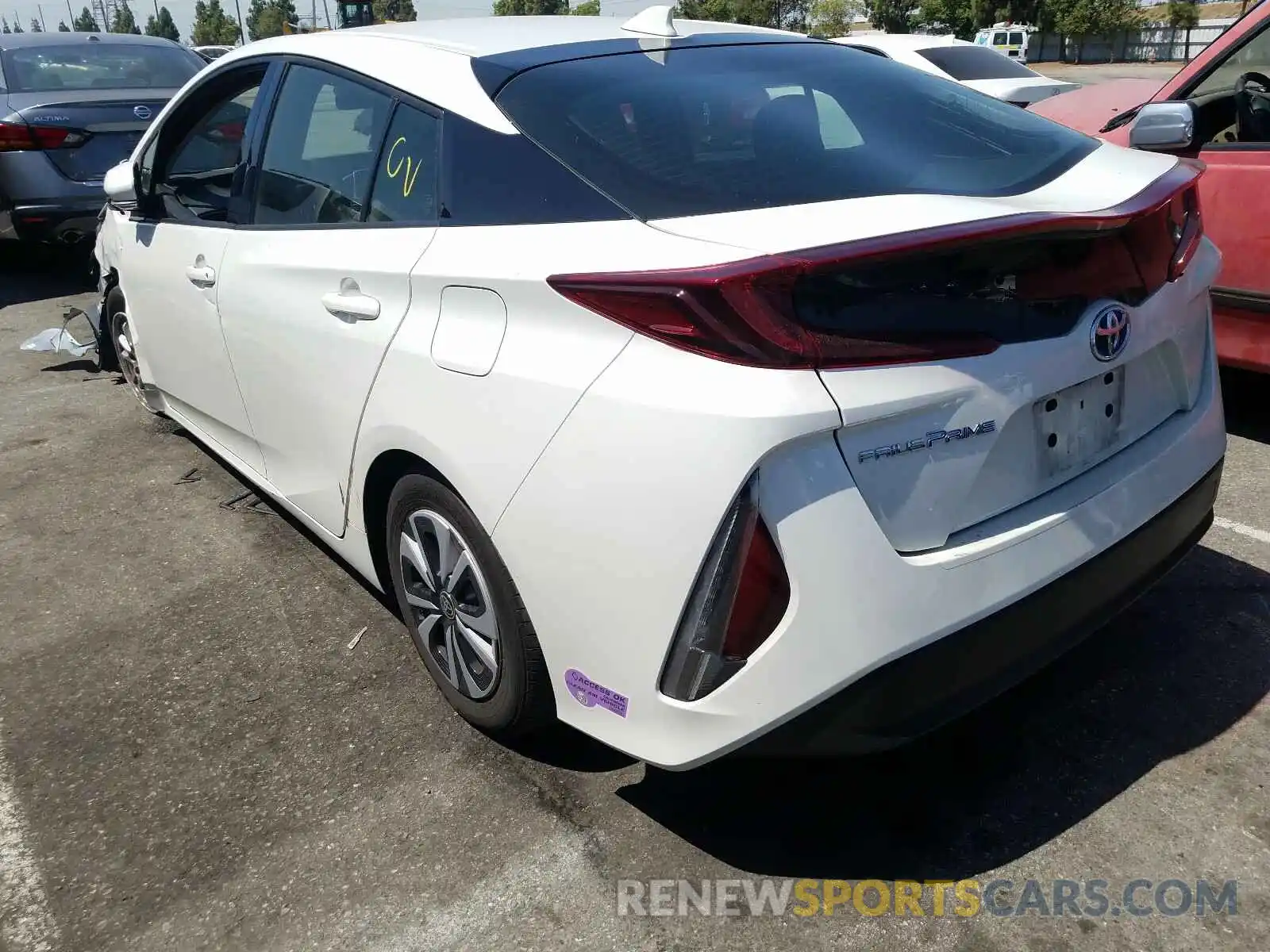 3 Photograph of a damaged car JTDKARFPXK3114555 TOYOTA PRIUS 2019