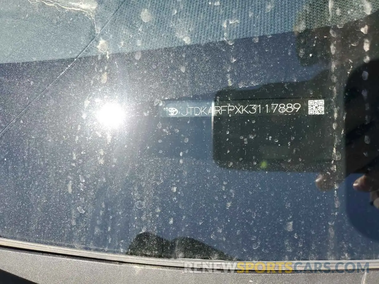 12 Photograph of a damaged car JTDKARFPXK3117889 TOYOTA PRIUS 2019