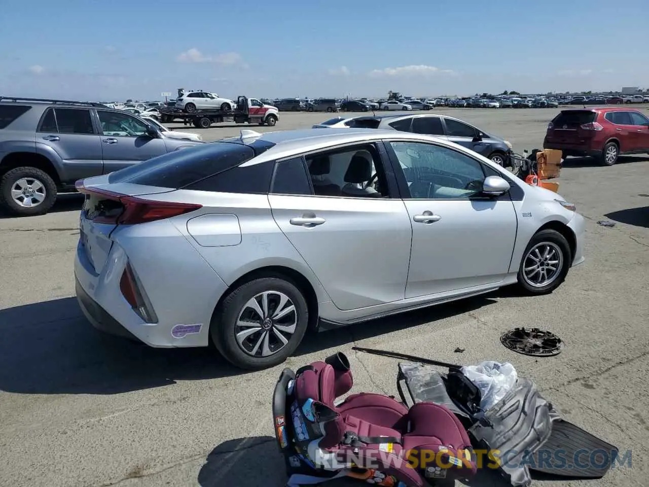 3 Photograph of a damaged car JTDKARFPXK3117889 TOYOTA PRIUS 2019
