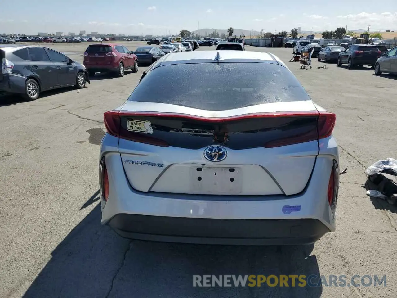 6 Photograph of a damaged car JTDKARFPXK3117889 TOYOTA PRIUS 2019