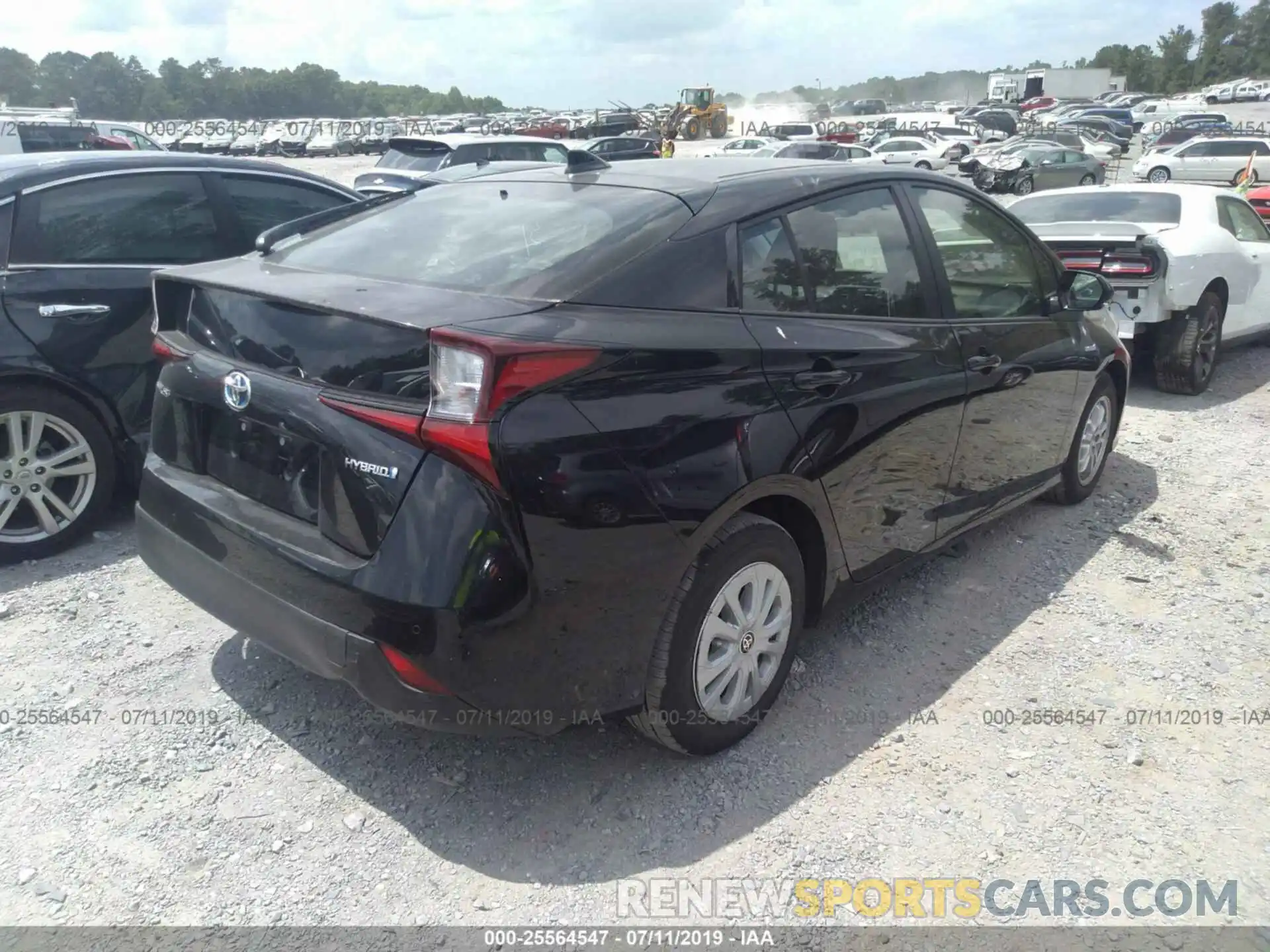 4 Photograph of a damaged car JTDKARFU0K3069194 TOYOTA PRIUS 2019