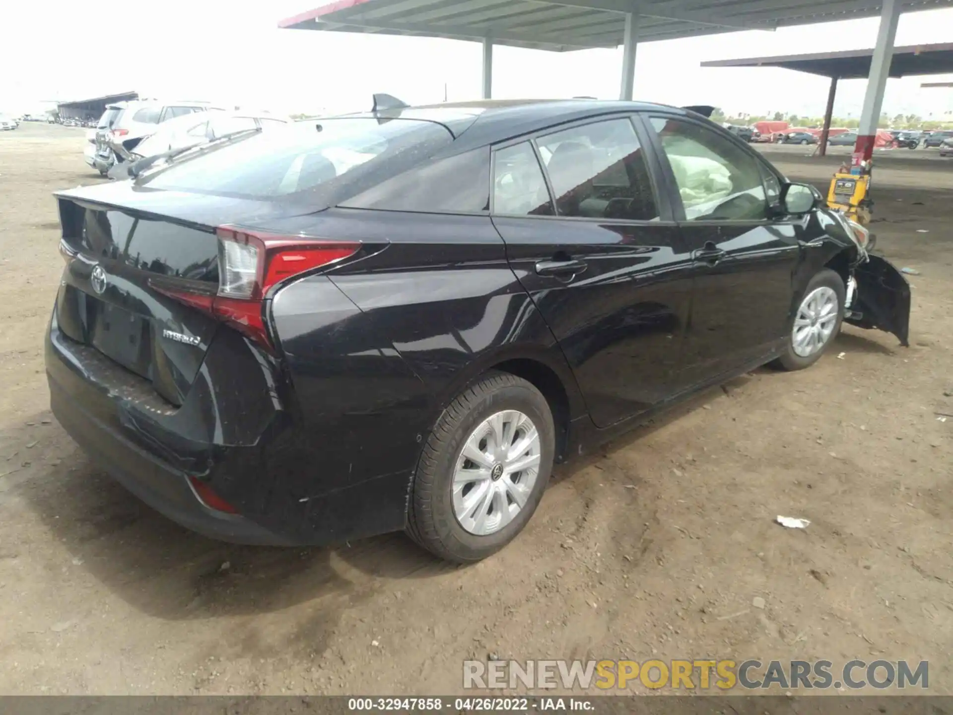 4 Photograph of a damaged car JTDKARFU0K3070930 TOYOTA PRIUS 2019