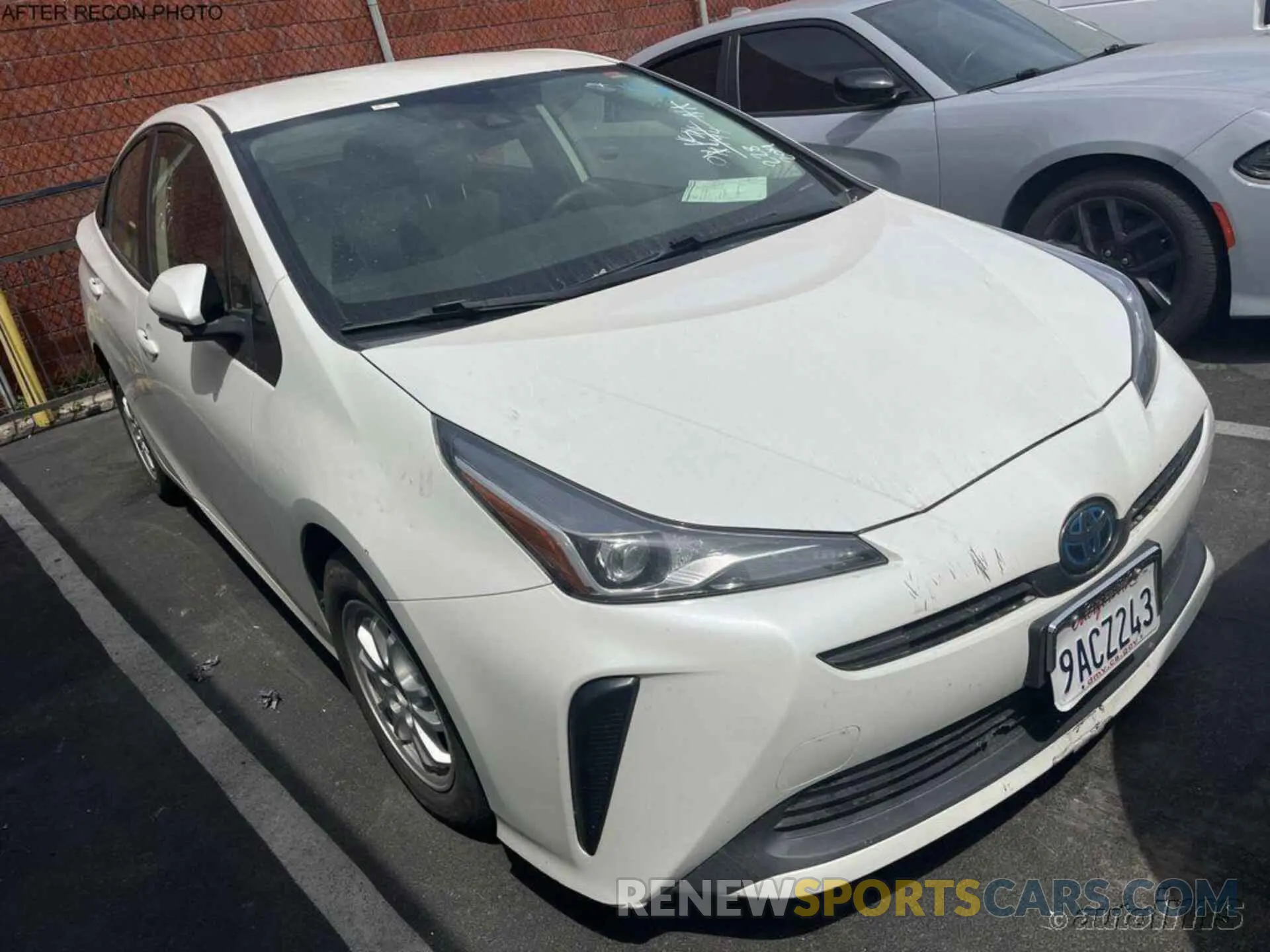 16 Photograph of a damaged car JTDKARFU0K3071494 TOYOTA PRIUS 2019