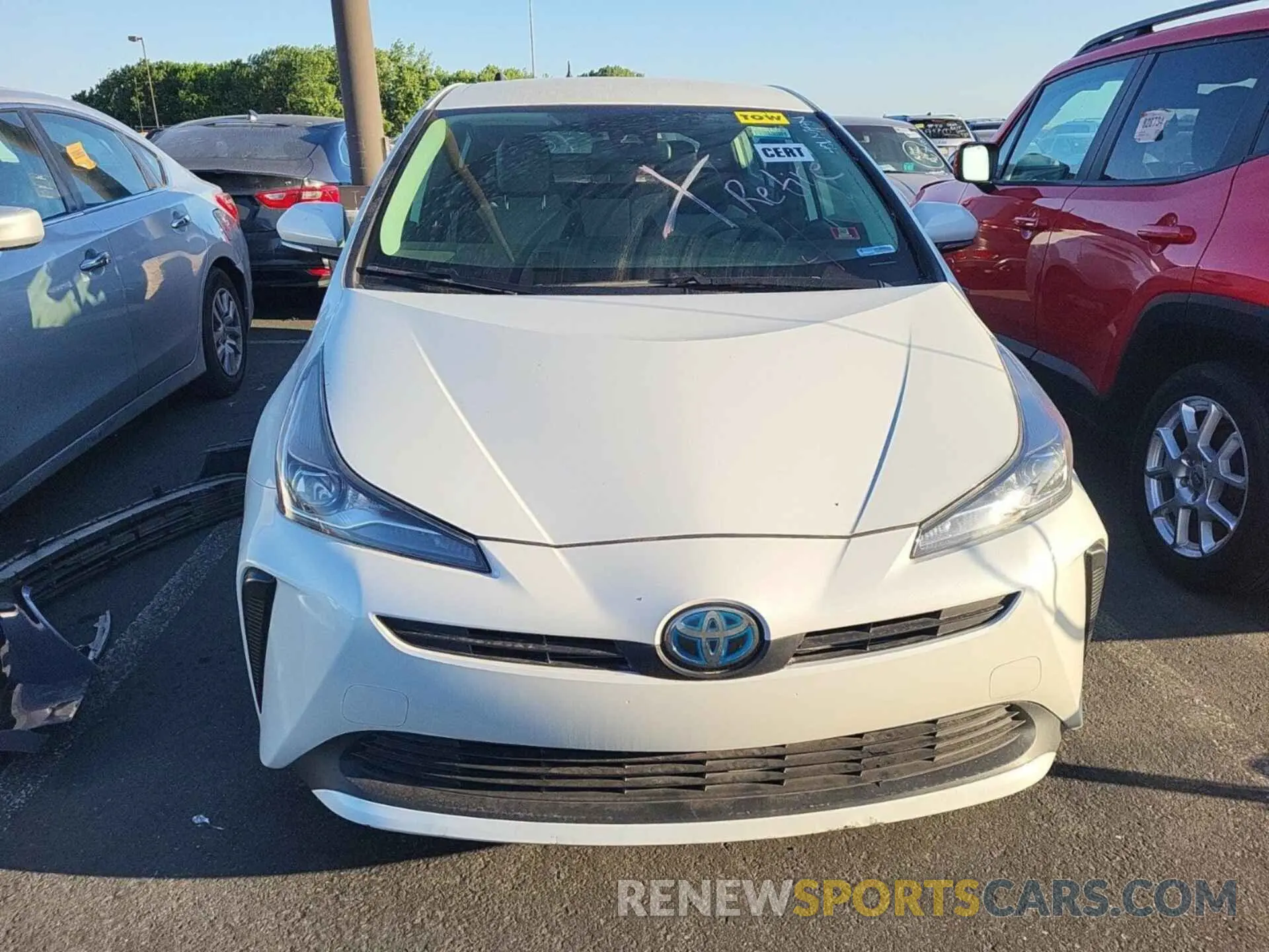 3 Photograph of a damaged car JTDKARFU0K3071589 TOYOTA PRIUS 2019