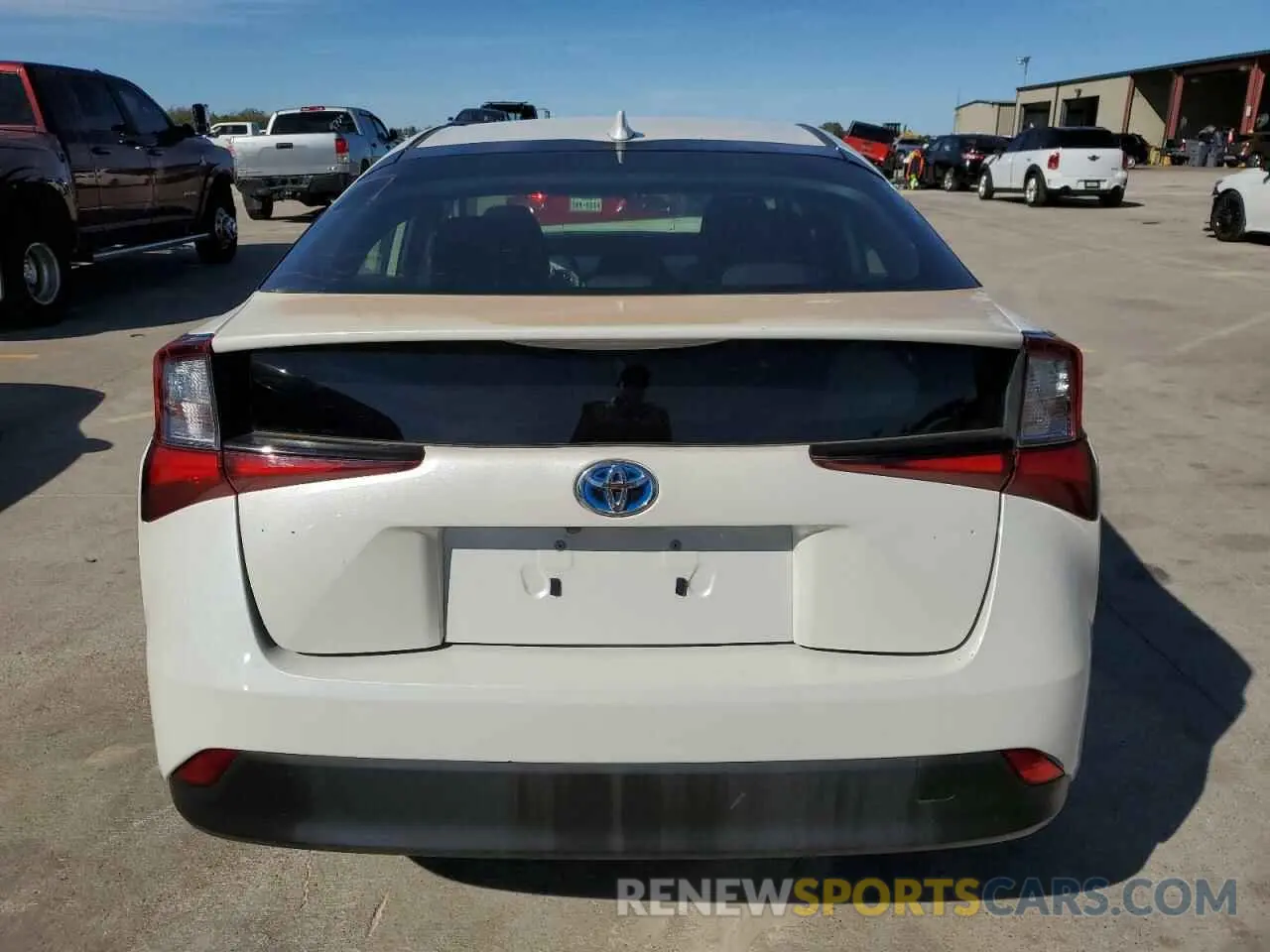 6 Photograph of a damaged car JTDKARFU0K3071804 TOYOTA PRIUS 2019