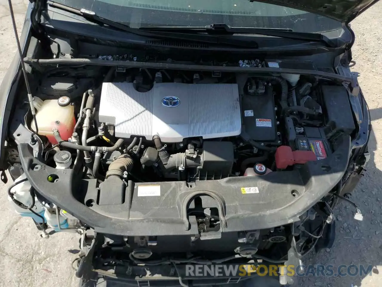 11 Photograph of a damaged car JTDKARFU0K3074279 TOYOTA PRIUS 2019