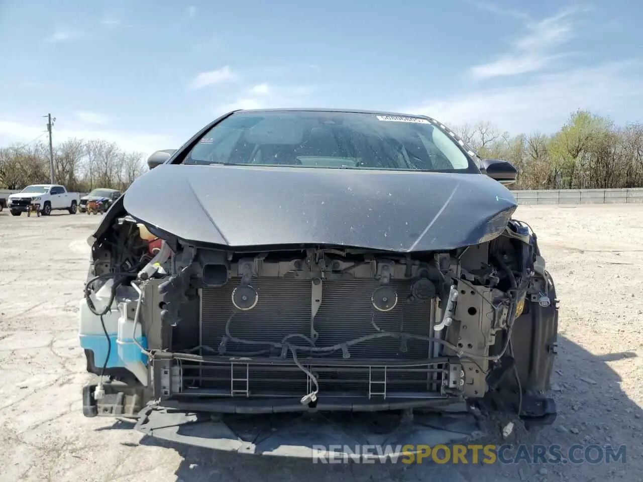 5 Photograph of a damaged car JTDKARFU0K3074279 TOYOTA PRIUS 2019