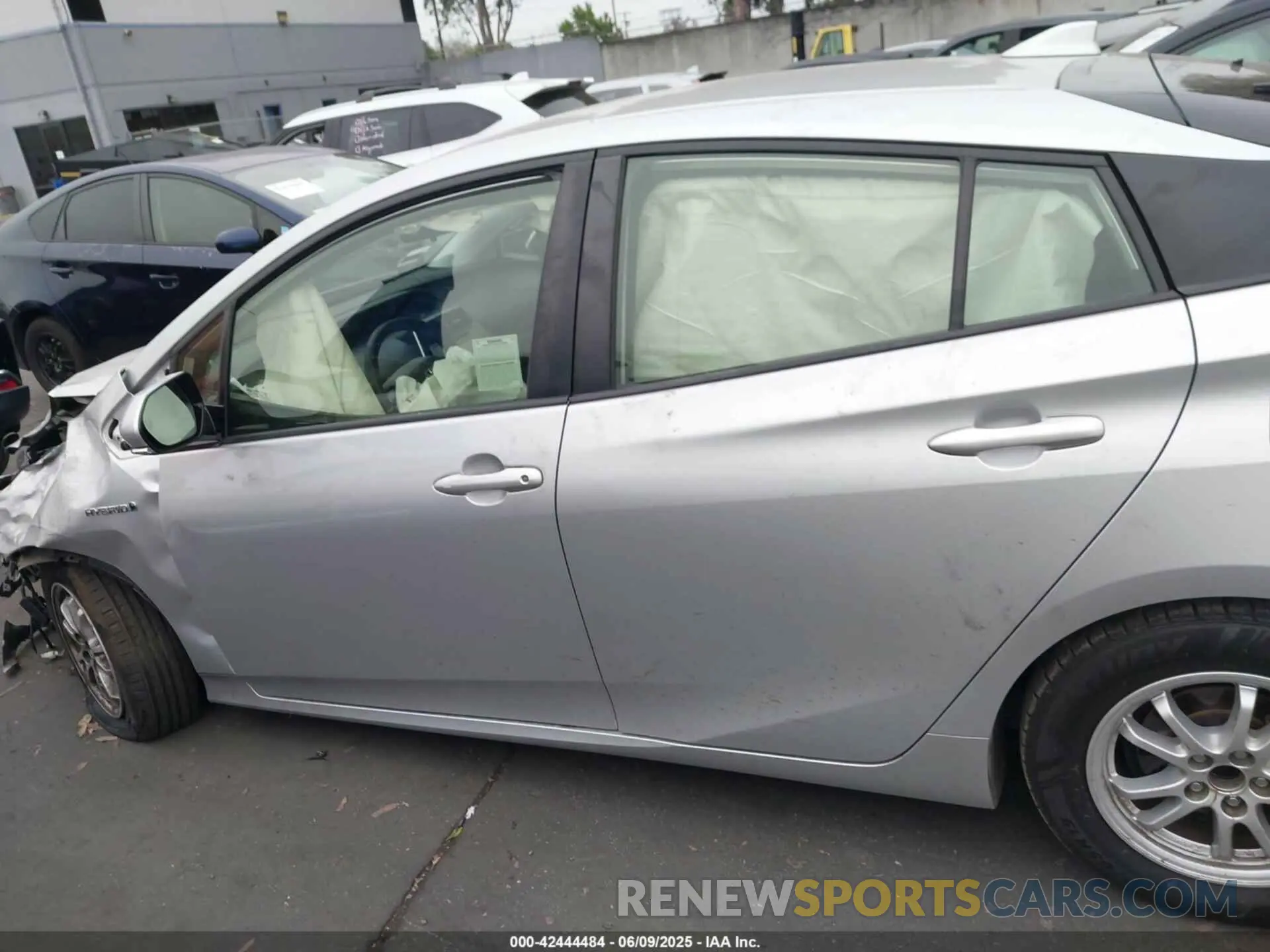 15 Photograph of a damaged car JTDKARFU0K3074380 TOYOTA PRIUS 2019