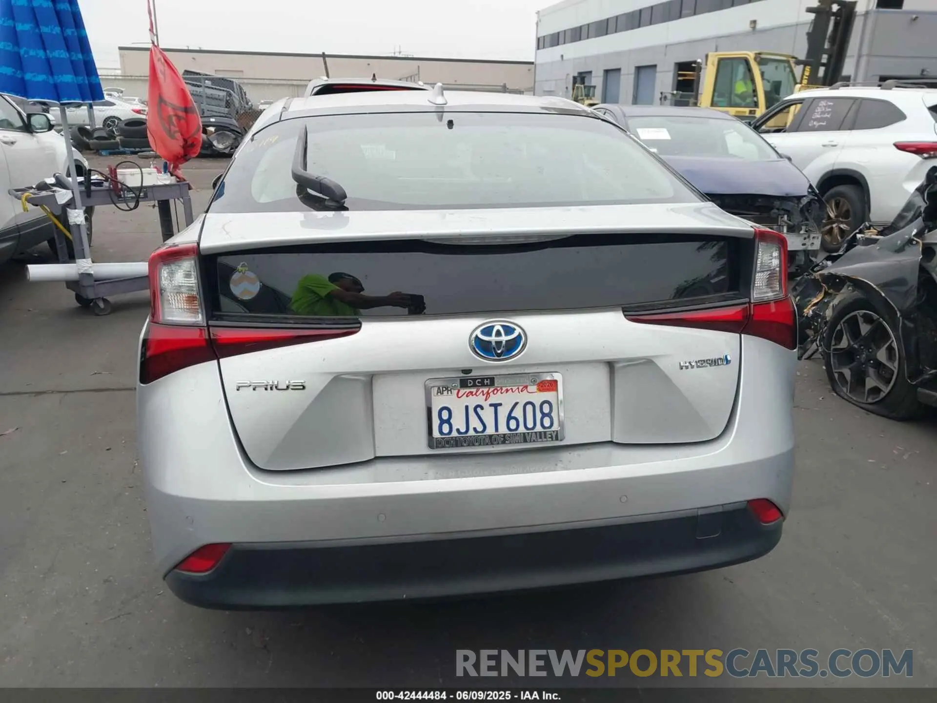 17 Photograph of a damaged car JTDKARFU0K3074380 TOYOTA PRIUS 2019