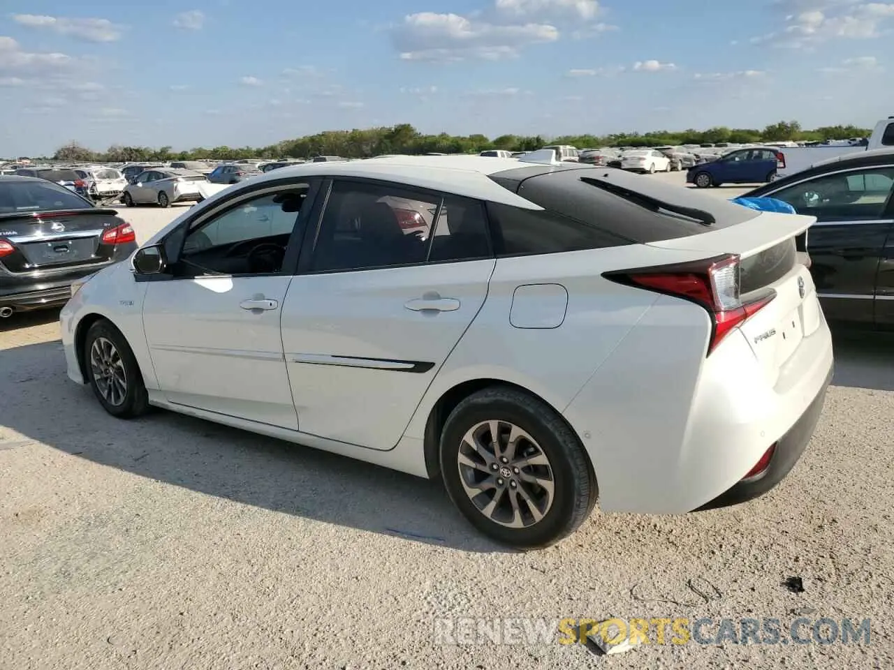 2 Photograph of a damaged car JTDKARFU0K3075819 TOYOTA PRIUS 2019