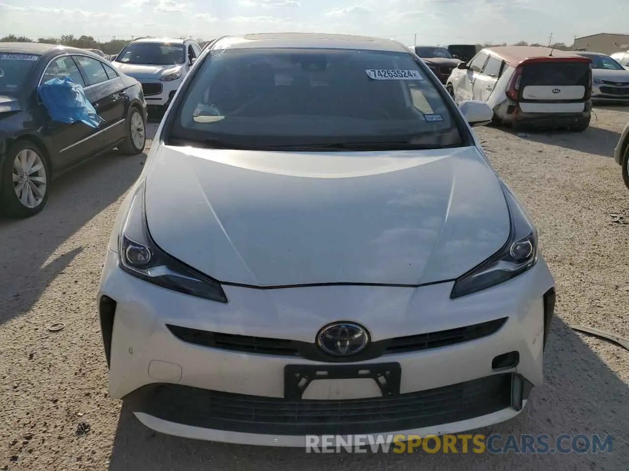 5 Photograph of a damaged car JTDKARFU0K3075819 TOYOTA PRIUS 2019