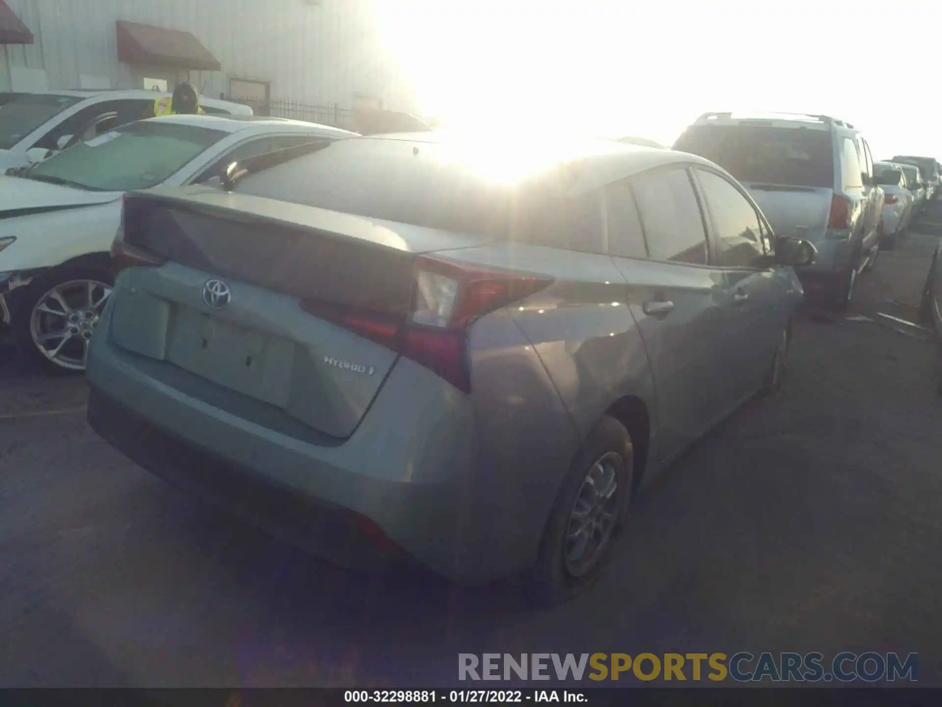 4 Photograph of a damaged car JTDKARFU0K3076503 TOYOTA PRIUS 2019