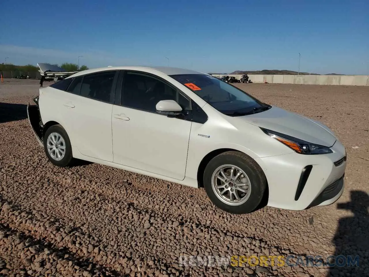 4 Photograph of a damaged car JTDKARFU0K3085153 TOYOTA PRIUS 2019