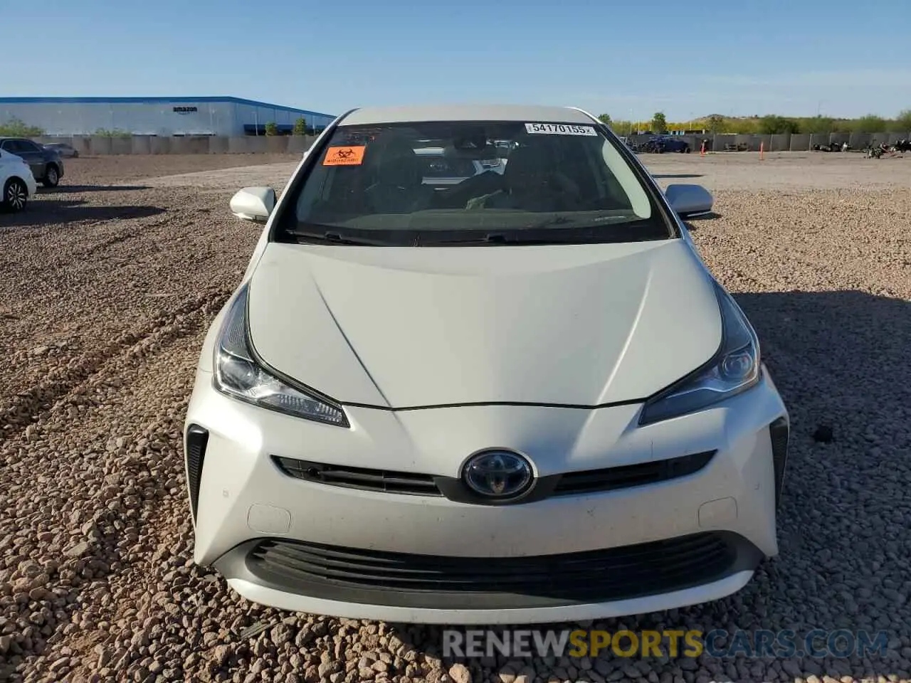 5 Photograph of a damaged car JTDKARFU0K3085153 TOYOTA PRIUS 2019