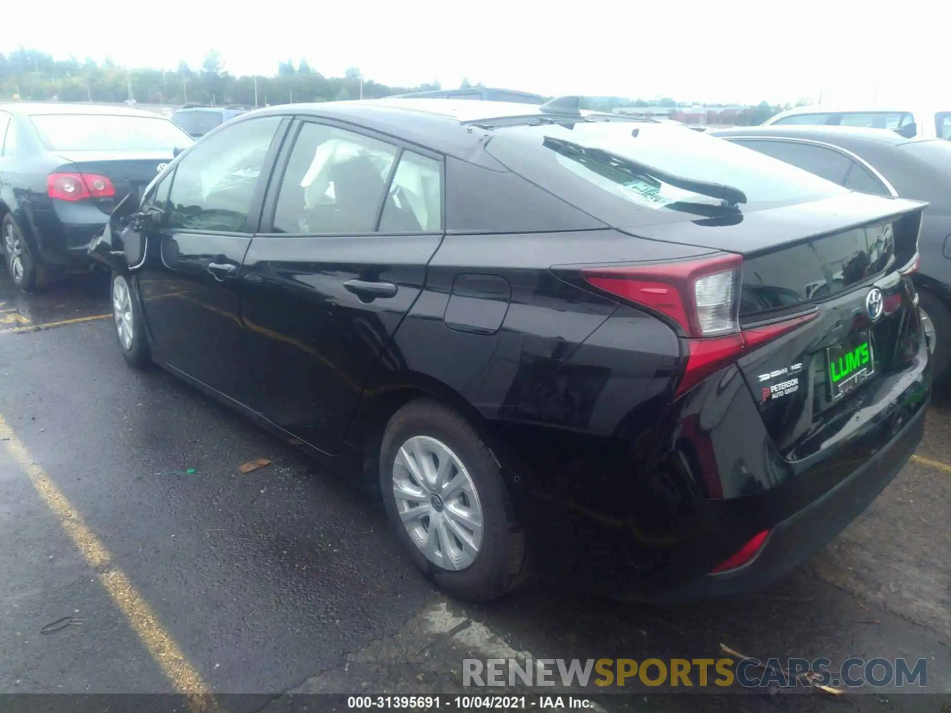 3 Photograph of a damaged car JTDKARFU0K3086464 TOYOTA PRIUS 2019