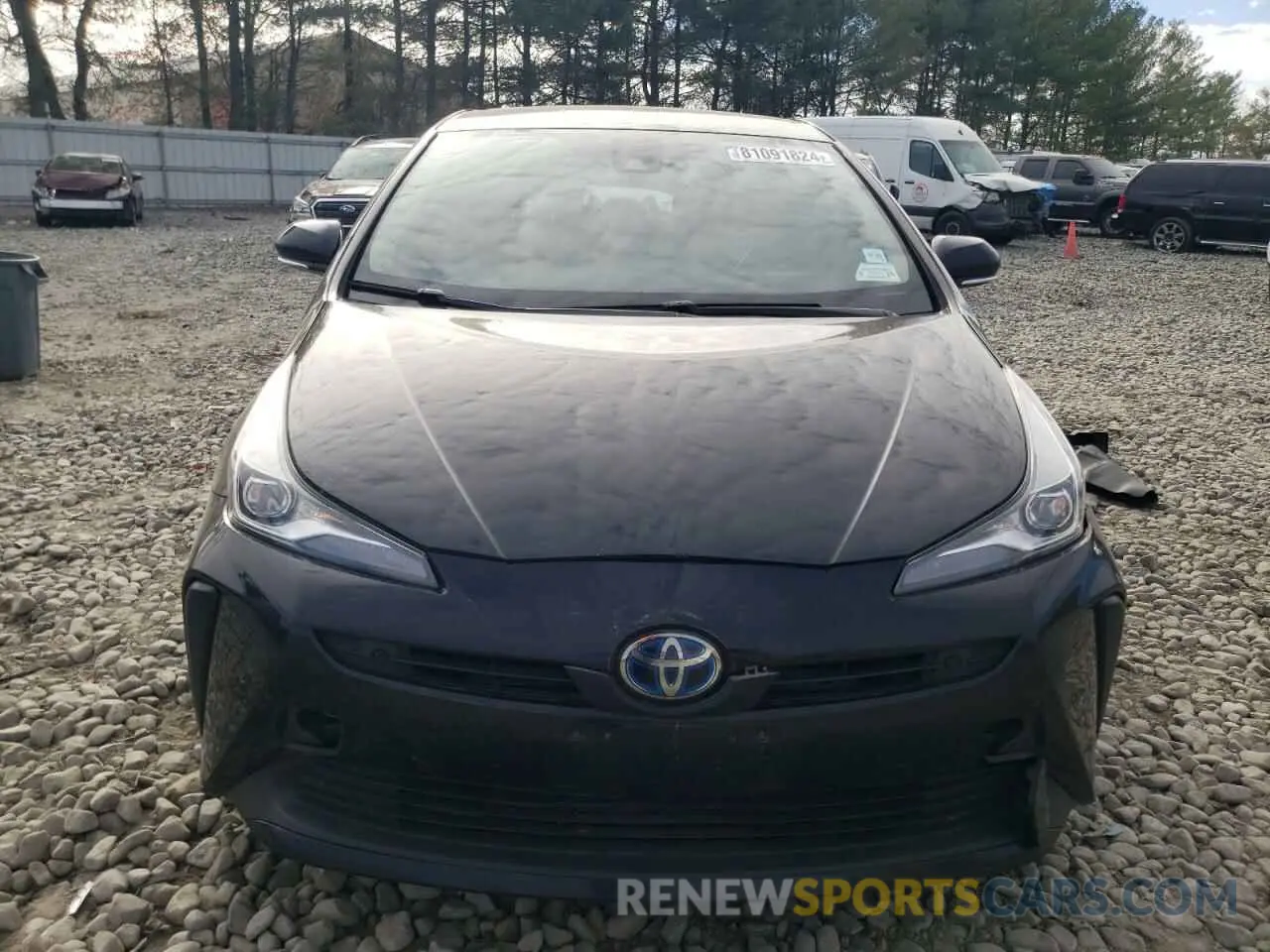 5 Photograph of a damaged car JTDKARFU0K3088828 TOYOTA PRIUS 2019