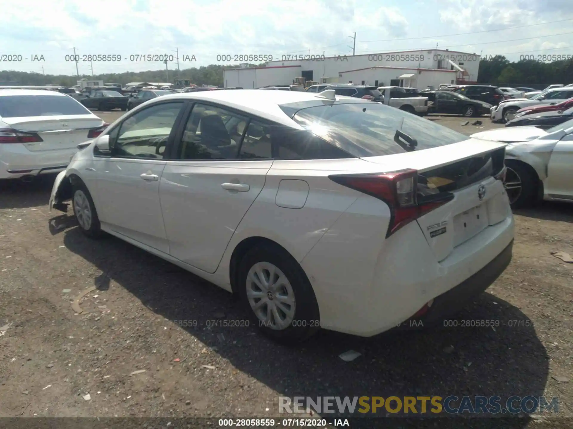 3 Photograph of a damaged car JTDKARFU0K3089767 TOYOTA PRIUS 2019