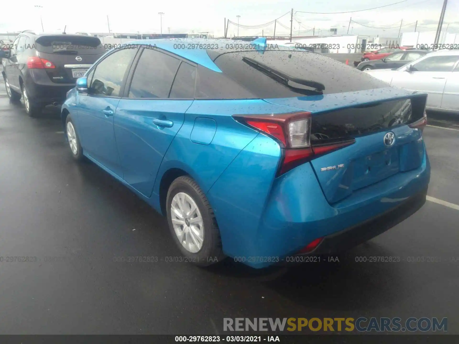 3 Photograph of a damaged car JTDKARFU0K3090658 TOYOTA PRIUS 2019