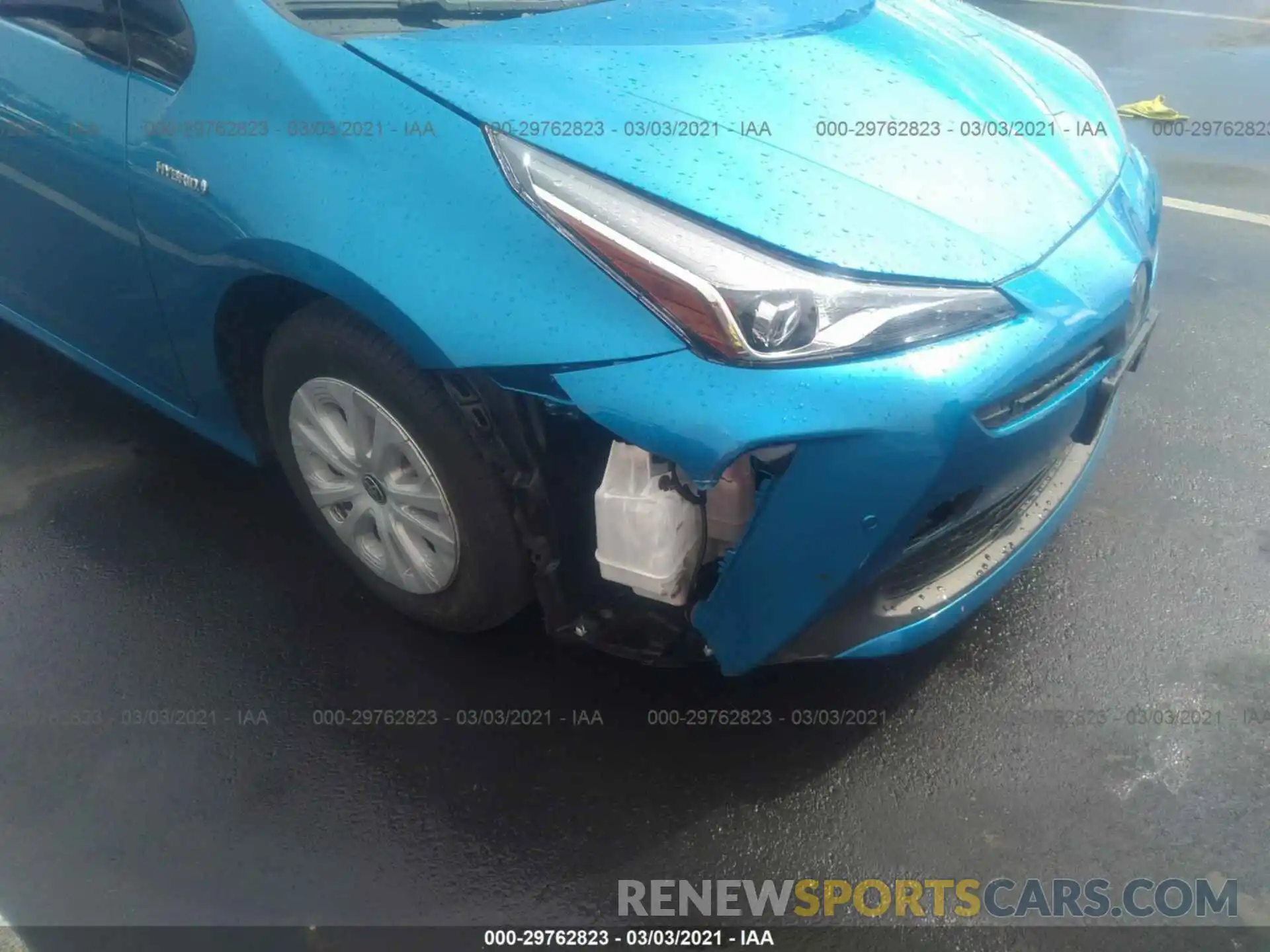 6 Photograph of a damaged car JTDKARFU0K3090658 TOYOTA PRIUS 2019