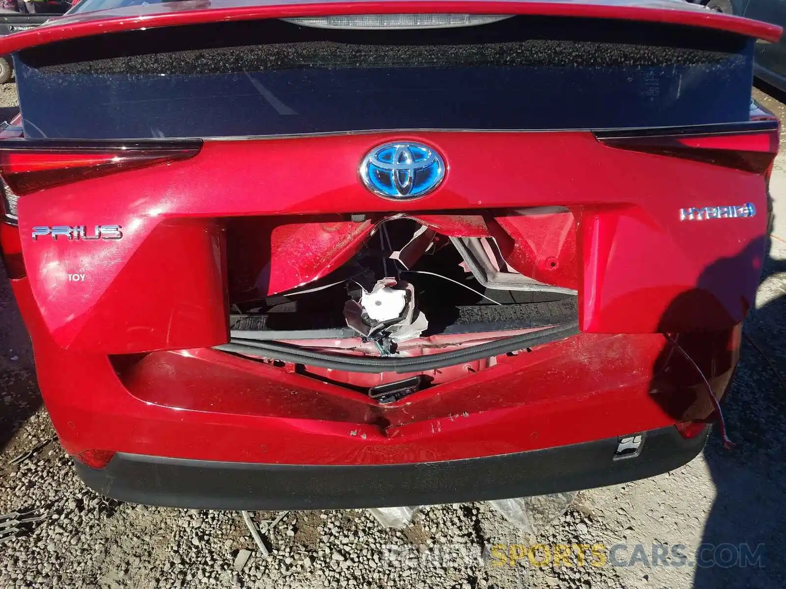 9 Photograph of a damaged car JTDKARFU0K3090711 TOYOTA PRIUS 2019