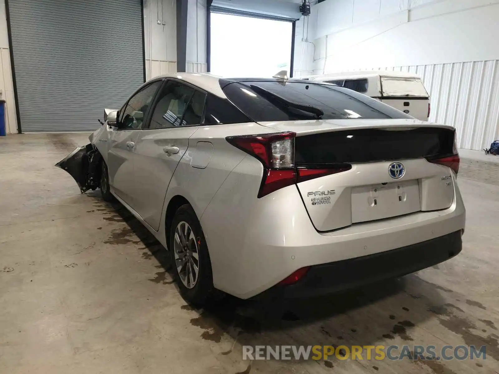 3 Photograph of a damaged car JTDKARFU0K3095746 TOYOTA PRIUS 2019