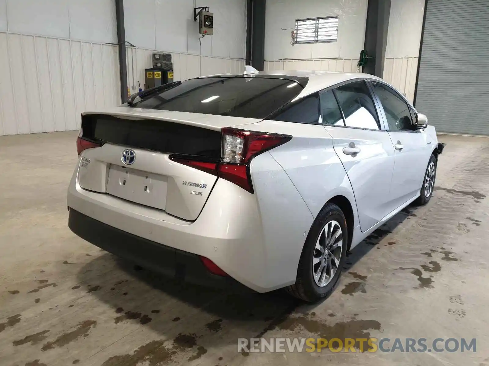 4 Photograph of a damaged car JTDKARFU0K3095746 TOYOTA PRIUS 2019