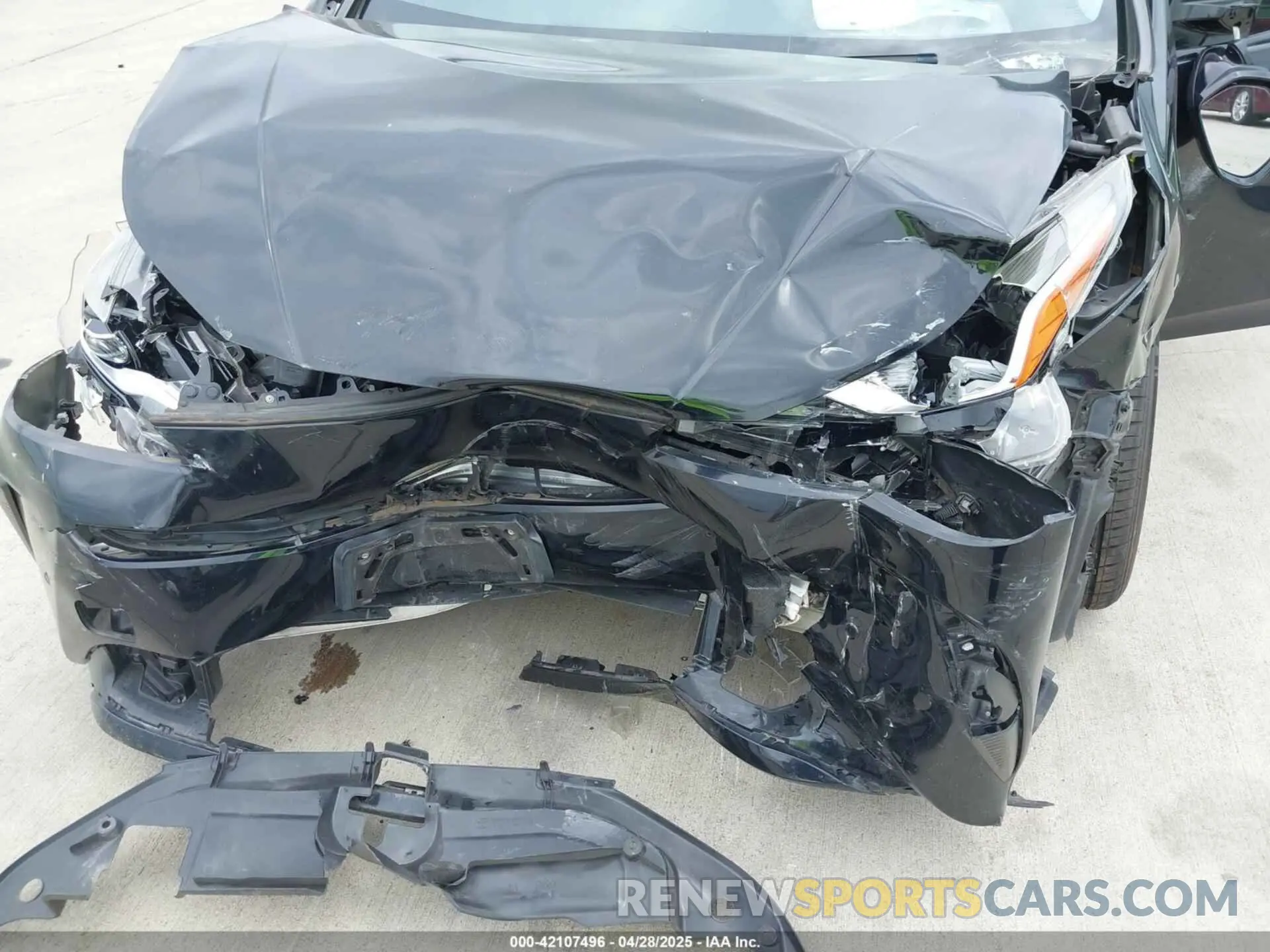 6 Photograph of a damaged car JTDKARFU0K3095844 TOYOTA PRIUS 2019