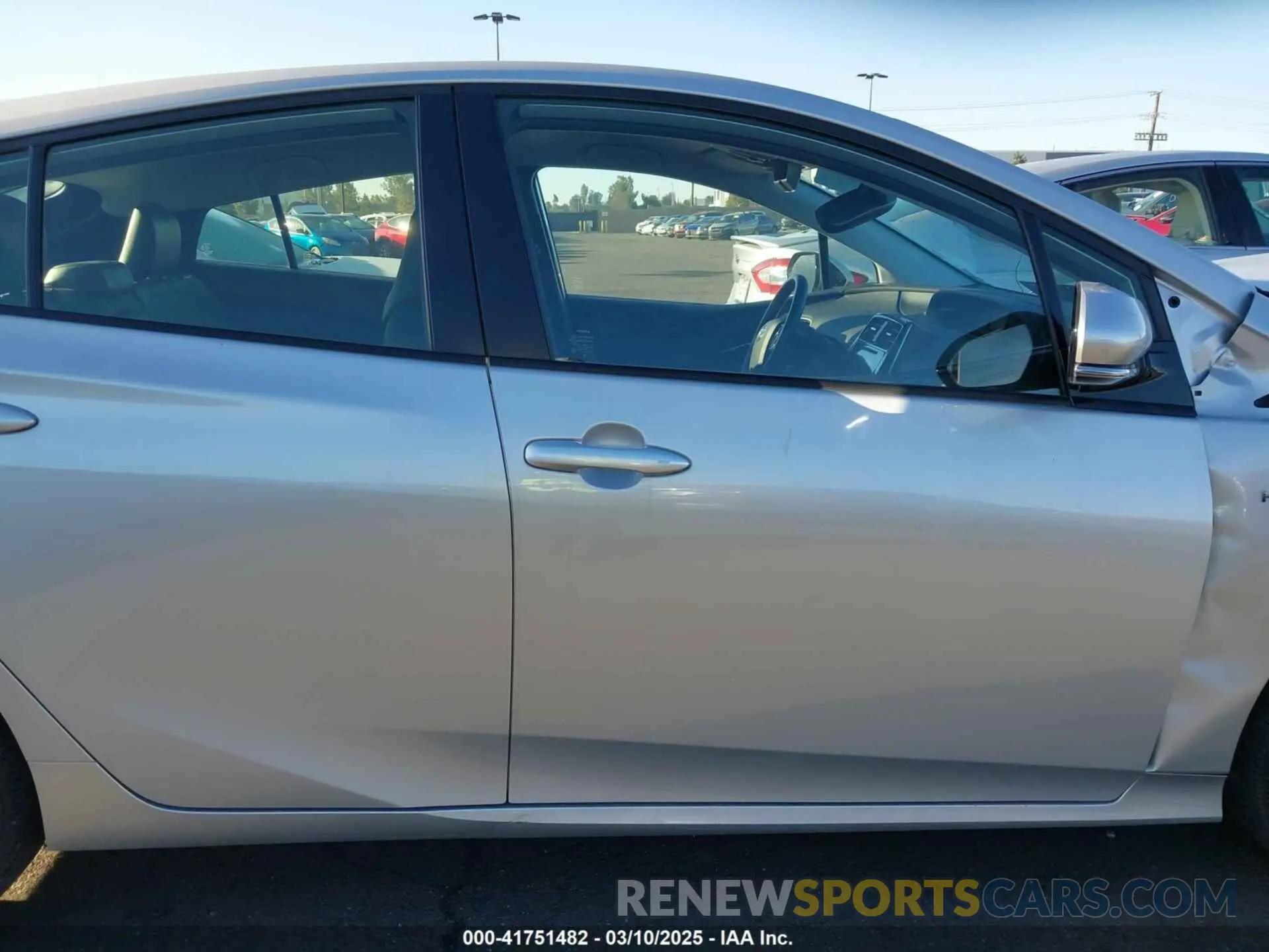 14 Photograph of a damaged car JTDKARFU0K3097075 TOYOTA PRIUS 2019